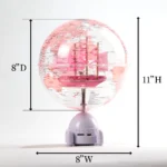 20cm 8Inch Rotating Traditional LED Illuminated Teaching Education Desktop World Earth With Bluetooth - Image 4