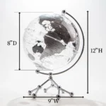 Wellfun Acrylic World Transparente Plastic Light 8Inch Laiton From Earth Lamp Novelty Gifts Globe Earth Globe Decor Globe - Image 6