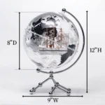 Wellfun Creative New Chinese Handmade Earth Globe Decoration Modern Colorful World Globes for Indoor Home Decor Office LED Gifts - Image 2