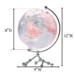 Wellfun Gadgets Gifts World Desk Room Light Cristal  Decoration Novelty Gifts Globe Earth Globe Decor Globe - Image 2