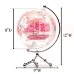 Wellfun Creative Lamp English With Lights New Products for Home Colorful Acrylic Novelty Gifts Globe Earth Globe Decor Globe - Image 2