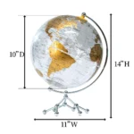 Professional Supplier Custom Acrylic Transparent  Rotating World Earth Globes - Image 2