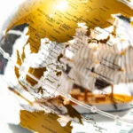 Unique Wedding Gift Globe Phote Frame Rotating Earth Globe Acrylic Globes - Image 4