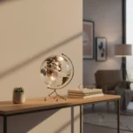 Wellfun Stable Heavy Metal Base Crystal Plastic Novelty Gifts Novelty Gifts Decor Globe Earth Globe Decorative Photo Frame Globe - Image 2