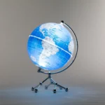 Wellfun Items for Lamp Spinning Decoration Home Trend Light LED Novelty Gifts Globe Earth Globe Decor Globe