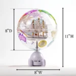 Wellfun Mova Custom Premium Metal Base Rotating World Glass Decor Space Novelty Gifts Globe Earth Globe Decor Globe - Image 4