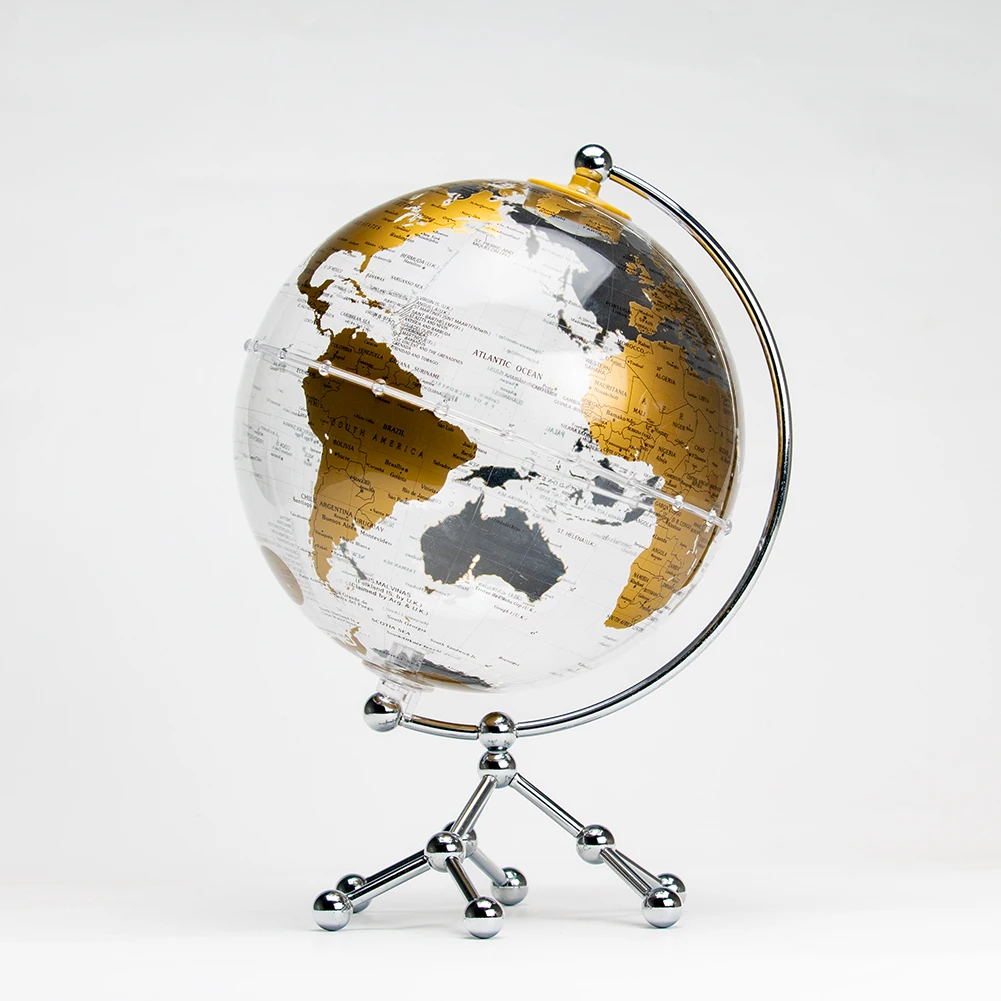 H51142fb4c2c24c8b8b56baaa288ec12a9.webp 8Inch Globe Education Supplies Rotating Globe Teahing Resources Business Gift Plastic World Globes Gift - Image 1