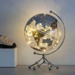 Wellfun Supplier World Globe With Metal Stand and Rotating Earth Globe for Home and Office Decoration Globes - Image 4