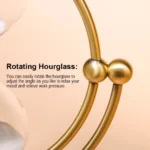 Modern Design 30 Min Brass Hourglass Factory Stock Stand Timer Globe With Metal Frame Office Desktop Hourglass - Image 6