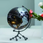 Wellfun Nova Floating Earth Terrestrial Sculpture Large 10 Inch World in English Novelty Gifts Globe Earth Globe Decor Globe - Image 2