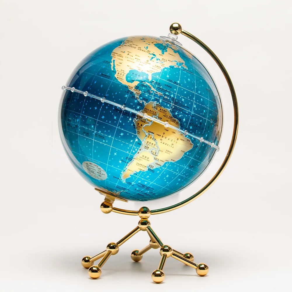 H5a3fc131d2a644f7badf8406c8ead8e8A.webp Factory Custom Birthday Gift Earth Globe Fof Table Office Ornaments Acrylic Novelty Gifts World Globe Earth Map - Image 1