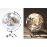 Wellfun High Quality Teaching in English 25CM Transparent World Map Earth Globe - Image 4