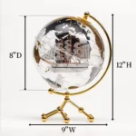 High Quality World Globe Wite Metal Stand Base Globe Factory Direct Sale Earth Globe for Home Decorative - Image 2
