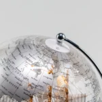Wellfun High Quality Teaching Globe in English 20CM 8Inch, Ordinary Globe Desktop Transparent World Earth Globe - Image 4