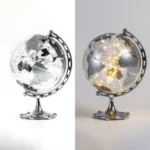 Wellfun Home Decorations Gifts Self Rotating Idea Gift Souvenir Novelty Gifts Globe Earth Globe Decor Globe - Image 4