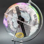 Huizhou Wellfun Clear World Globe with 3D Hologram LED Projector Display Christmas Gift - Image 3