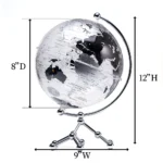 Wellfun Home Decor Piece Resin Ornaments New Product Ideas 2024 8 Inch Novelty Gifts Globe Earth Globe Decor Globe - Image 2