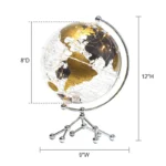 Wellfun Ornamental LED Rechargeable Outdoor Digital Sphere Pics Iuminaire String Novelty Gifts Globe Earth Globe Decor Globe - Image 2