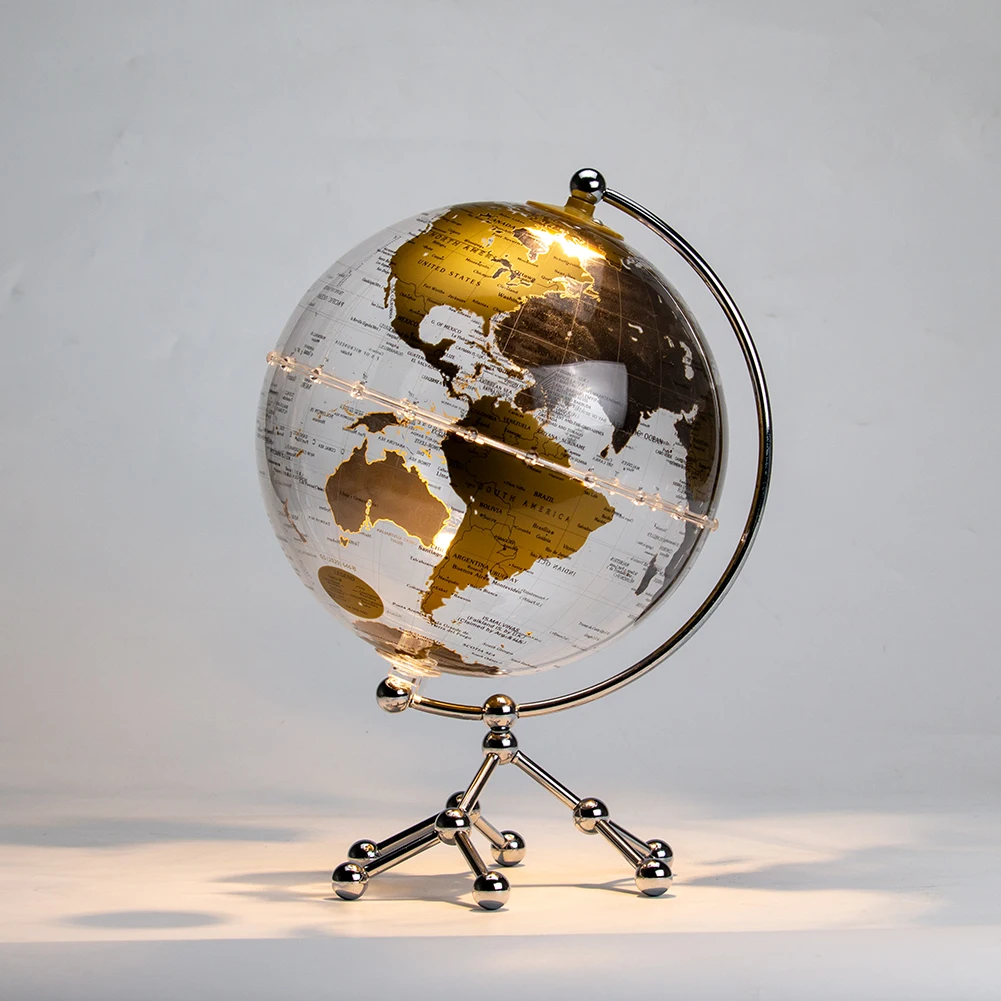 H814585f12dba4d7f943df60a701d08e29.webp Wellfun Plastic Earth Gift on a Table Floor Home Interior Decoration Sconce Novelty Gifts Globe Earth Globe Decor Globe - Image 1