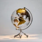 Wellfun Home Decor Items for Living Room Crystal Creative Products Newcolor Novelty Gifts Globe Earth Globe Decor Globe - Image 3