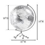 Wellfun Acrylic Planet Globe Light Back to School Gifts Globe Map for Decoration New Year Gifts Globe Universal Earth - Image 2