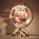 Wellfun Factory World Map Transparent Globe for Office Decor Table Decor Gift and Education - Image 5