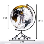 Wellfun World Globe Metal European Gold Creative Art Earth Globe Home Decoration - Image 3