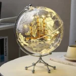 Wellfun Creative Lamp English With Lights New Products for Home Colorful Acrylic Novelty Gifts Globe Earth Globe Decor Globe - Image 6