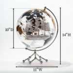 Large Diameter 25cm 10Inch Wellfun Factory Produced Earth Globe Desk OEM Design World Globes Decor Business Gift - Image 2