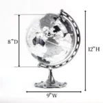 Wellfun Hot Sale World Globe Desktop Decor Metal Globe for Education Earth Globe - Image 2
