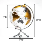 8Inch Globe Education Supplies Rotating Globe Teahing Resources Business Gift Plastic World Globes Gift - Image 4
