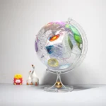 Wellfun World Globe With Metal Stand 8Inch Geography Educational Globe for Students Earth Globes - Image 6