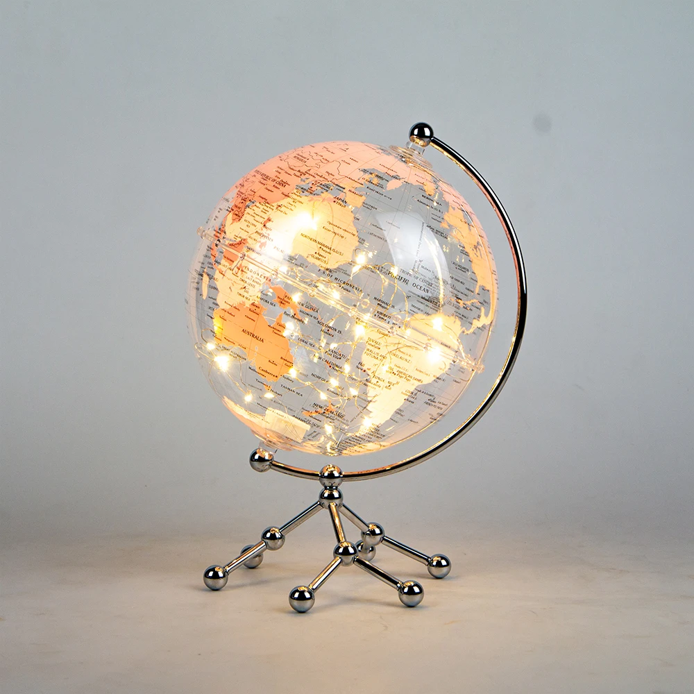 Hb8bb4c3c5d75498ba571b53d8a7e91ee2.webp Wellfun Creative Ornament Outdoor Lights Novelty Creative Home Decoration Novelty Gifts Globe Earth Globe Decor Globe - Image 1