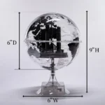 Guangzhou Famous Landmark With Transparent World Globe Souvenir Gift - Image 2