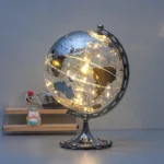8 Inch 20CM LED Lamp Illuminated Acrylic Kids Teaching Learning World Globe Hoem Office Decor Gift - Image 4