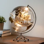 Educational World Globe LED Light World Globe Constellation View World Globe for Christmas Gift