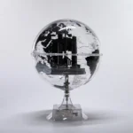 Factory's Landmark Famous Landmark Transparent  Globe Art Deco Home Souvenir Gift Globe - Image 3