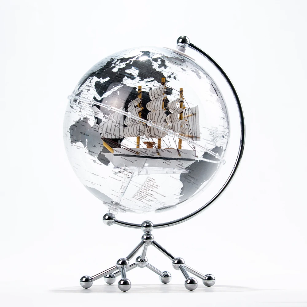 Hdfe0a24906ac4bfe876fd9d9854b269dD.webp Light and Handy Easy to Carry Small Size Educational World Globes - Image 1