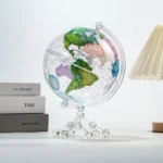 Wellfun Factory Wholesale Small 360 Degree Rotating Plastic Globe Children's Blue Geography Globes - Image 4