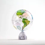 Wellfun Decorative World Table Accessories Kids Rotating World Globe Novelty Gifts Globe Earth Globe Decor - Image 4