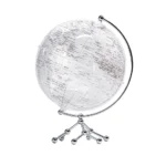 Wellfun 10Inch White Transparent Earth Globe for Teaching Education Tool - Image 2