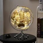 Wellfun Creative Lamp English With Lights New Products for Home Colorful Acrylic Novelty Gifts Globe Earth Globe Decor Globe - Image 3