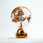 Wellfun Factory Plastic Rotation Bluetooth Music 6Inch and 8Inch Earth World Globes