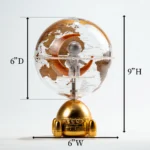 Wellfun Factory Plastic Rotation Bluetooth Music 6Inch and 8Inch Earth World Globes - Image 2